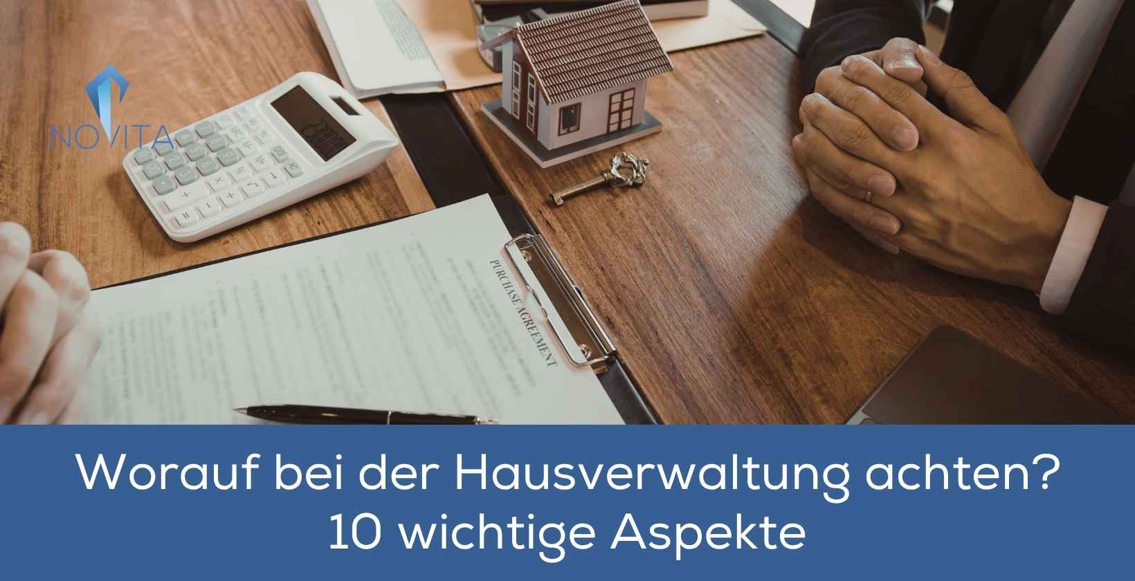 Worauf bei Hausverwaltung achten? Bild zeigt Beratung